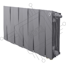 Радиатор биметаллический Royal Thermo PianoForte 300 серебристый VR80 - 10 секц.