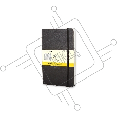 Блокнот Moleskine CLASSIC QP061 Large 130х210мм, 240 страниц, клетка, твердая обложка, черный