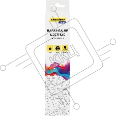 Карандаши цветные Silwerhof Color 2.6 мм, шестигранный профиль, пластик, ассорти, 6 цветов, коробка с европодвесом