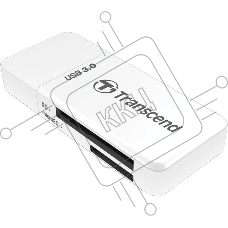 Кард-ридер Transcend RDF5/белый/microSDHC,microSDXC,SDHC,SDXC/USB 3.0/пластик