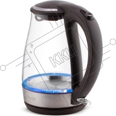 Чайник Vitek VT-7015 (TR) черный/стекло  Мощность 2200 Вт