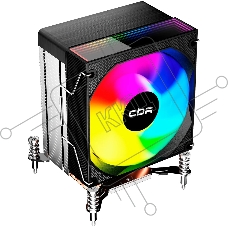 Кулер для процессора CBR CBR-CC-3160-RGB-PWM Al+Cu, 3 heat pipes, Socket 775/1366/1155/1156/1150/1151/1200/1700/AM2/АМ2+/АМ3/AM3+/FM1/FM2/AM4/AM5, TDP 160W, 90mm Fan, 2600RPM, HB, RGB, PWM, 32db