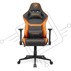 Кресло Cougar Armor One V2 чёрный, экокожа, 120 кг, регулируемые подлокотники, механизм качания