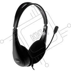 Гарнитура CBR CHP 353M Black, проводная стерео, микрофон с шумоподавл., USB, регул. оголовья, длина кабеля 2,2 м, цвет чёрный