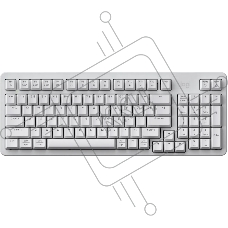 Клавиатура Logitech K868 гибридная, USB Type-A, Bluetooth, радиоканал, белый
