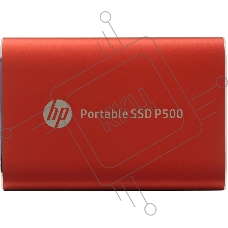 Портативный твердотельный накопитель HP P500, USB 3.2 gen.2 / USB Type-C / USB Type-A, OTG, 250 ГБ, R370/W200, красный