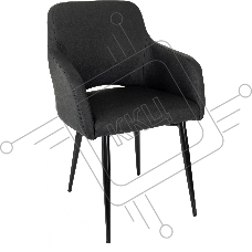 Кресло офисное Бюрократ CH-380F черный, эко.кожа, на ножках металл