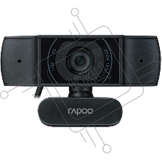 Веб-Камера Rapoo C200, USB 2.0, 1280x720/640x480, 2.0Mpx, Микрофон, Крепление: зажим, Черный