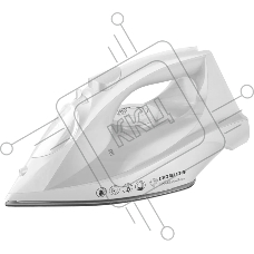 Утюг Polaris PIR 2430K белый, 2400 Вт, 50 г/мин, 165 г/мин, 270 мл
