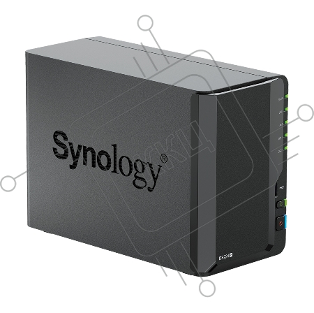 СХД настольное исполнение SYNOLOGY 2BAY NO HDD DS224+