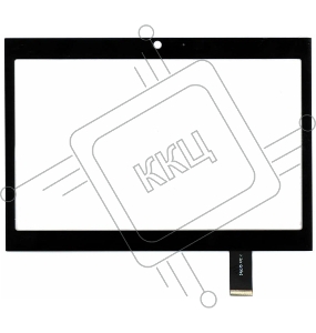 Сенсорное стекло (тачскрин) для Dell Streak 7, черное