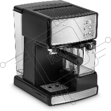 Кофеварка рожковая Vitek VT-1514 (BK) нержавеющая сталь/черный, исп. кофе - молотый, 1.65 л, 1238 Вт, 15 Бар.