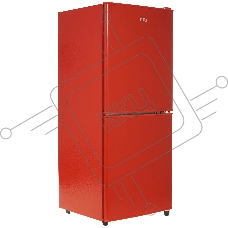 Холодильник OLTO RF-140C красный двухкамерный 90/48 л морозилка снизу, капельная система