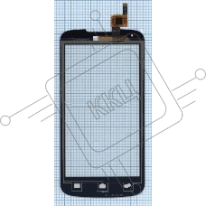 Сенсорное стекло (тачскрин) для Huawei Ascend Y520 (D2Y520-U22), черное