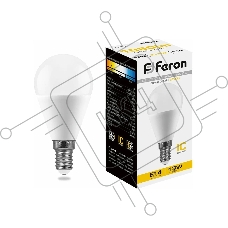 Лампа светодиодная FERON LB-950 (38101) 13 вт Е14 теплый матовый шар
