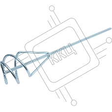Насадка-миксер Kranz 80х400 мм (шестигранный хвостовик)