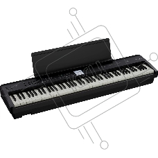 Портативное цифровое пианино ROLAND [FP-E50-BK] с функциями аранжировщика с 88 клавишами (PHA-4 Standard, Ivory Feel), полифония 256 голосов, 1018 тембров, Bluetooth 4.2, автоаккомпанемент (177 стилей), рекордер (WAV, до 390 мин), динамики 12 см (11 Втх