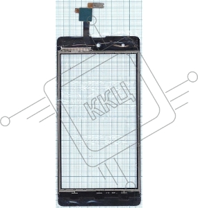 Сенсорное стекло (тачскрин) для Micromax Q349 Canvas Selfie 4, черное