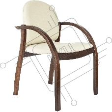 Стул Бюрократ ДЖУНО светло-бежевый, эко.кожа, на ножках дерево Стул Бюрократ ДЖУНО светло-бежевый, эко.кожа, на ножках дерево