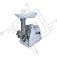 Мясорубка электрическая Kelli KL-5004 белый, 2600 Вт, 2 кг/мин, реверс, защита от перегрузки, насадки - 5