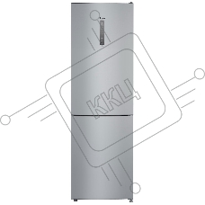 Холодильник Haier CEF535ASD серебристый двухкамерный, 241/105л, морозилка снизу, No Frost
