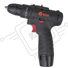 Дрель-шуруповерт Edon AD-1201, 12 В, 1,5 Ач, 30 Нм, щеточный