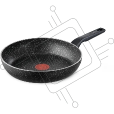 Сковорода Tefal Rock 4235124 круглая 24см покрытие: антипригарное ручка несъемная (без крышки) черный (9100054293)