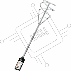 Насадка-миксер Kranz 120х450 мм шестигранный хвостовик