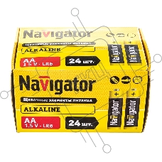 Элемент питания алкалиновый AA/LR6 14 060 NBT-NPE-LR6-BOX24 (уп.24шт) Navigator 14060