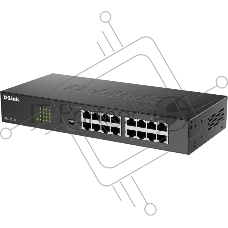 Коммутатор D-Link DGS-1016D/V/K1A, 16×1 Гбит/с, неуправляемый