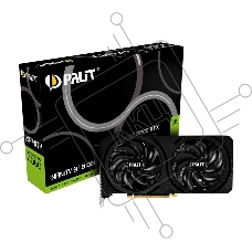 Видеокарта Palit RTX4060 INFINITY 2 NVIDIA GeForce RTX 4060 8Gb 128bit PCI-E 4.0 GDDR6 1830/17000 HDMIx1 DPx3 HDCP Ret
