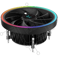 Кулер для процессора DEEPCOOL UL551 черный, 136 мм, алюминий, 1800 об/мин, 26.8 дБ, 4 pin, 95 Вт, 71 мм