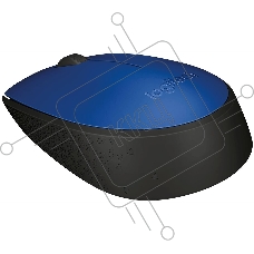 Мышь беспроводная Logitech M170 синий, 1000 dpi, радиоканал, USB, кнопки - 3