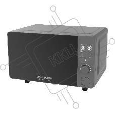 Микроволновая печь Willmark WMO-206SG графитовый, 20 л, 700 Вт, переключатели - поворотный механизм/сенсор