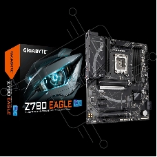 Материнская плата Gigabyte Z790 EAGLE, LGA 1700, Intel Z790, 4xDDR5, 4xSATA, 3xM.2, 1xPCIe 5.0 x16, 1xPCIe 4.0 x4, 1xPCIe 3.0 x1, 1xHDMI, 1xDP, 1x 2.5Gb LAN, 4xUSB-A 3.2 Gen 1, 1xUSB-A 3.2 Gen 2, 2xUSB-A 2.0, 1xUSB-C 3.2 Gen 2, 3x3.5 мм, 7.1, ATX
