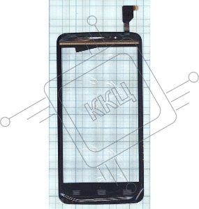 Сенсорное стекло (тачскрин) для Huawei Ascend Y511, черное