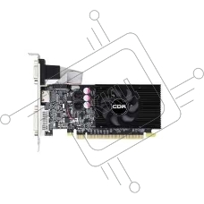Видеокарта CBR nVidia GeForce GT610, 2Gb, 64 bit, DDR3, VGA, DVI, HDMI, GPU 700 MHz
