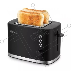 Тостер Kitfort КТ-6217 870Вт черный