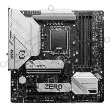 Материнская плата MSI B760M PROJECT ZERO, LGA 1700, Intel B760, 4xDDR5, 4xSATA, 2xM.2, 1xPCIe 5.0 x16, 1xPCIe 4.0 x4, 1xPCIe x1, 1xHDMI, 1xDP, 3xUSB 3.2 Gen 2, 4xUSB 2.0, 1xUSB 3.2 Gen 2x2, 1x 2.5Gb LAN, 5x3.5 мм, 7.1, mATX