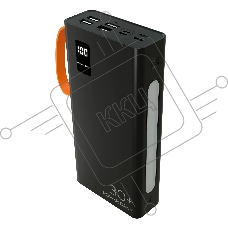 Портативный аккумулятор More choice (4620202550576) PB22-30 с кабелем 2USB 2.1A - 30000mAh черный Портативный аккумулятор More choice (4620202550576) PB22-30 с кабелем 2USB 2.1A - 30000mAh черный