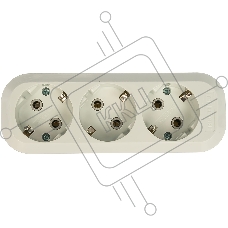Колодка ТДМ SQ1806-0013  розеточная 3 гнезда 2п+3 16а