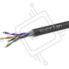 Кабель информационный Suprlan Premium 01-1012-2, кат.5E FTP 4 пары X24AWG PVC внутренний, 305м, серый