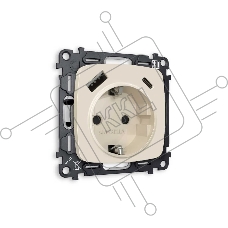 Комплект механизма электрической розетки OMEGA Бежевый матовый 2USB A+C 20W (быстрая зарядка) с/з QUANT (OP3300, VM160) MO330010