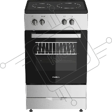 Плита электрическая Darina 1F 5604 S серебристый, конфорок 2 шт, духовка 45 л, 50 см x 85 см x 41 см