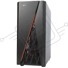 Компьютерный корпус ATX Eurocase A39 ARGB черный без БП закаленное стекло USB 3.0