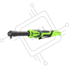 Гайковерт трещотка аккумуляторный GreenWorks GD24RWX, 24v, без АКБ и ЗУ (3803907)