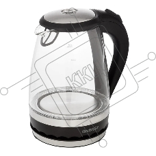 Чайник Energy E-279 стеклянный,1.5 л,черный (в уп. 6 шт)