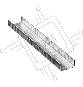 Скобы для степлера MIRAX 8 мм тонкие тип 53, 1000 шт