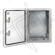 Бокс пластиковый с монтажной платой прозр. дверь EKF PROxima PBT65MP005 500х350х190 мм IP65