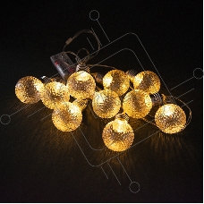 Гирлянда светод. Funray Лампы,SE-HL-1.810WW,2*АА,1.8м,10LED,10ламп,тепл.бел,прозр.провод